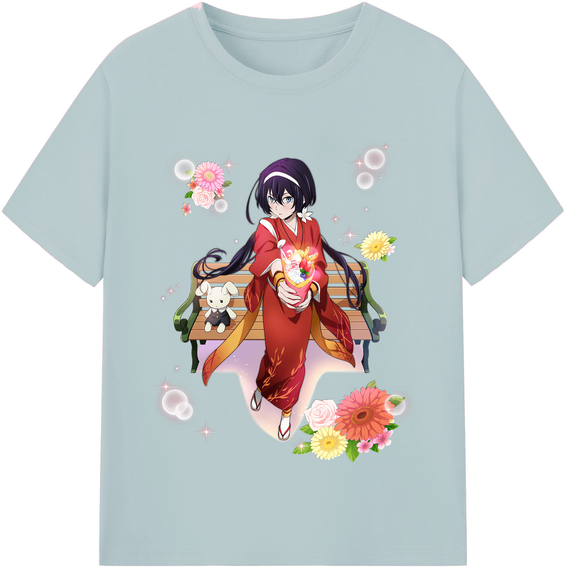 （画像用） 文豪ストレイドッグス Bungo Stray Dogs 綿100％半袖Tシャツ（フロントプリント）